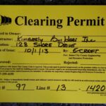 KBI clearing permit